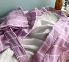 間紋紗布毛巾浴袍