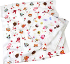 <2條優惠> 圖案紗布毛巾 浴巾