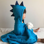 <SALE> 今治純棉小恐龍連帽浴巾 (Clearance）