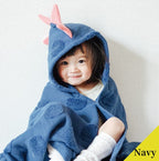 <SALE> 今治純棉小恐龍連帽浴巾 (Clearance）