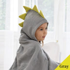 <SALE> 今治純棉小恐龍連帽浴巾 (Clearance）