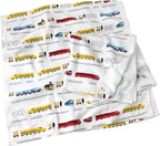 <2條優惠> 圖案紗布毛巾 浴巾