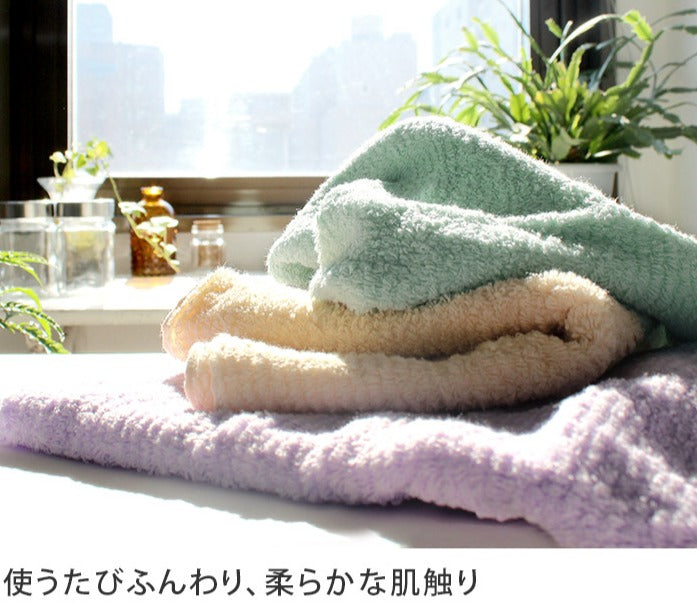 <2條優惠> 今治速乾細絨毛巾 面巾