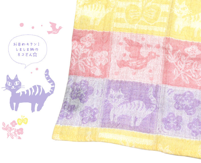 二重紗紗巾／包被