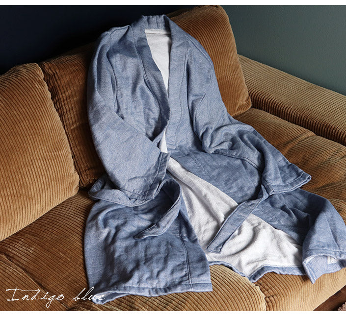紗布毛巾浴袍